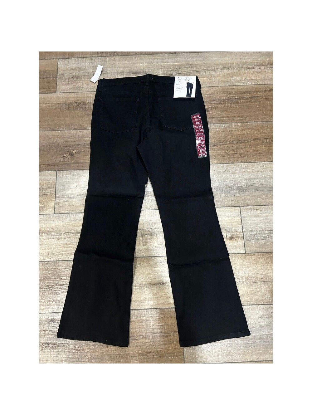 Jessica Simpson Ladies Bootcut Jean Women’s Size 14 / 32 Black NEW Stretch